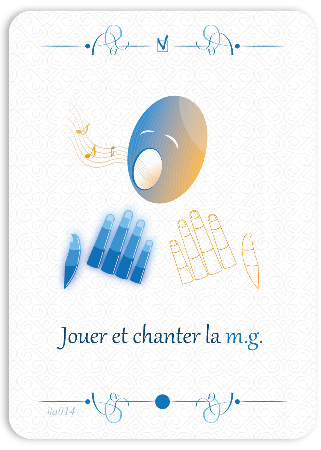 Jouer en chantant la m.g.