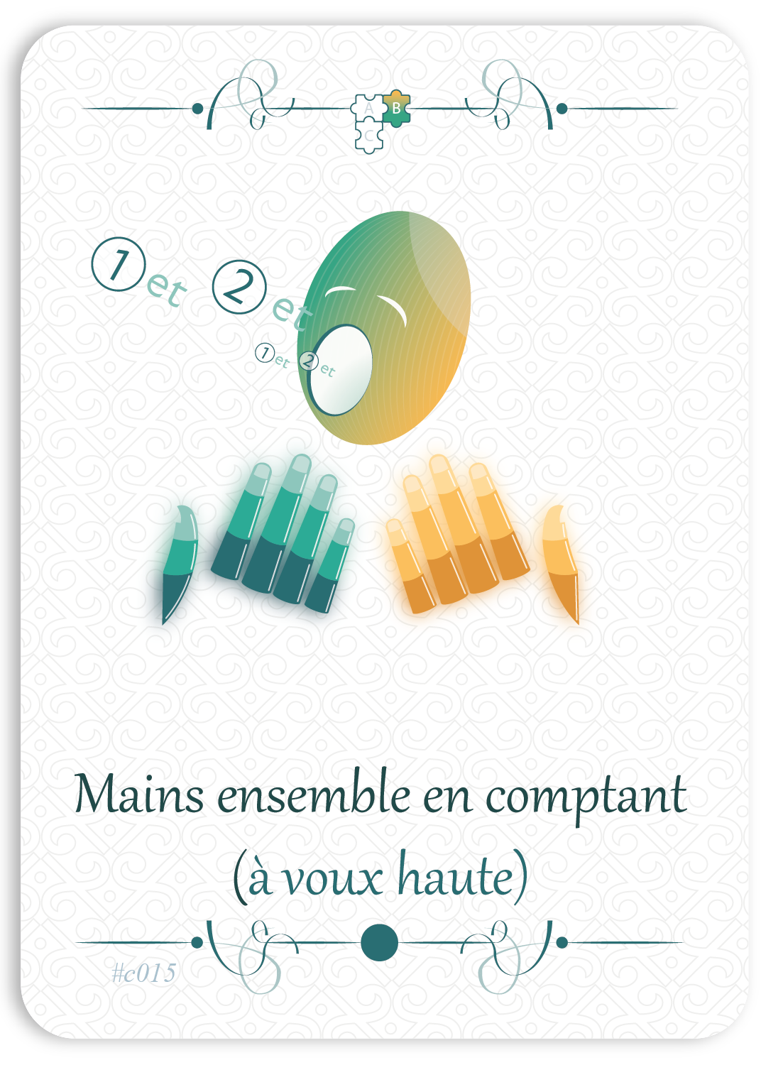 Mains ensemble en comptant les temps