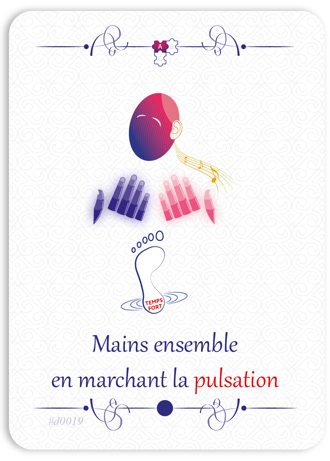 Mains ensemble en marchant