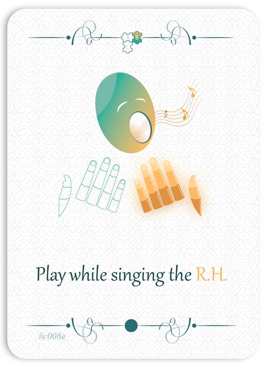 Play while Singing the Right Hand