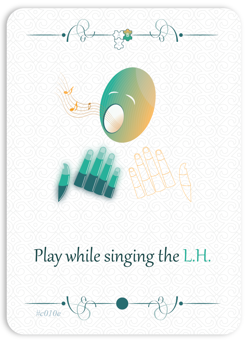Play while Singing the Left Hand