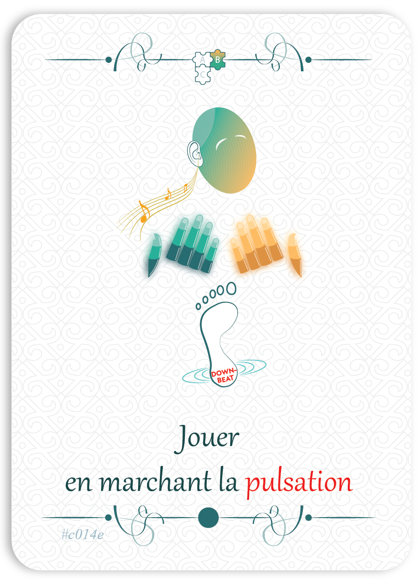 Both Hands while Walking the Beat