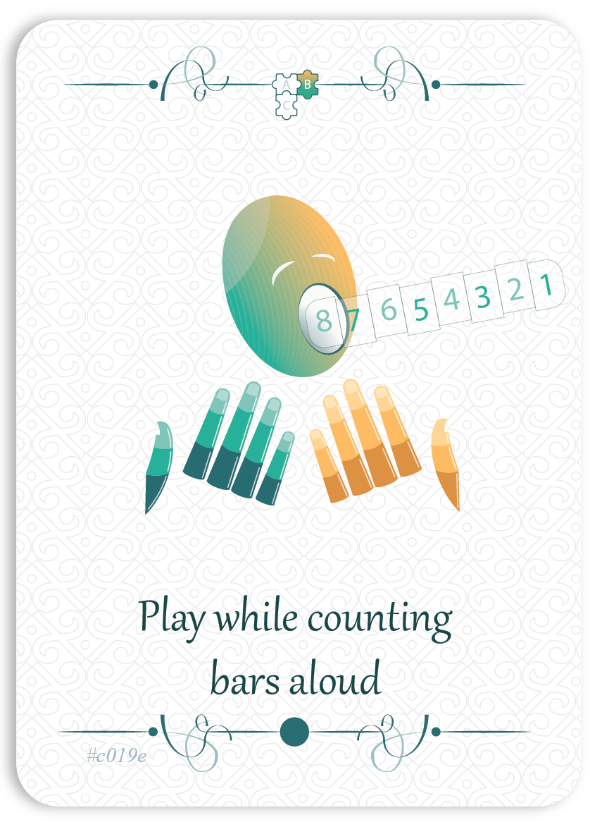 Play while counting bars aloud