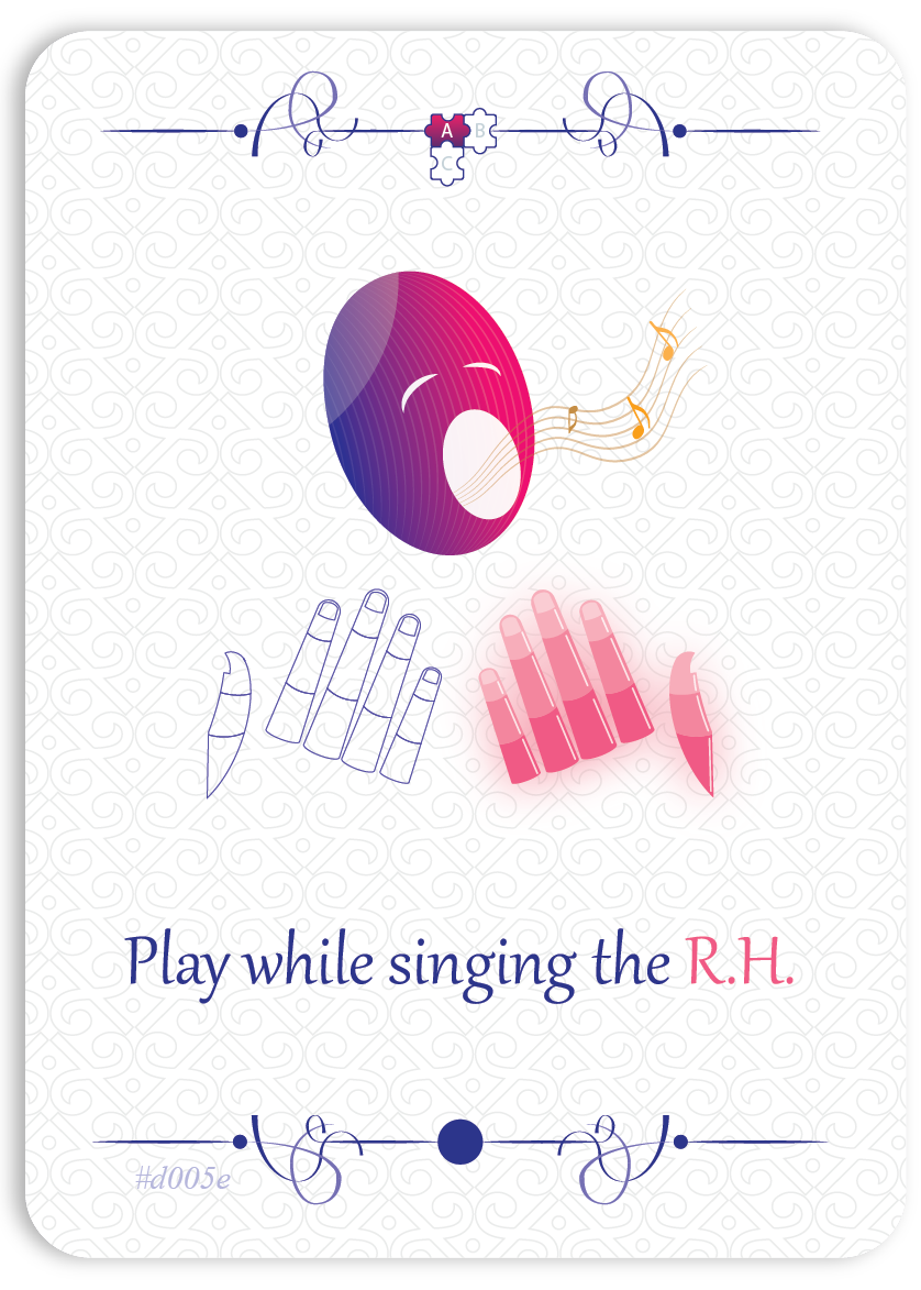 Play while Singing the Right Hand