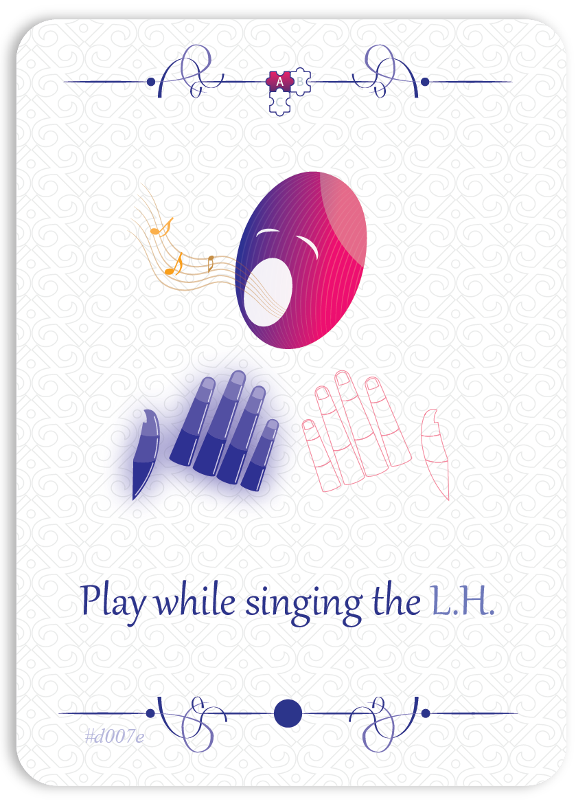 Play while Singing the Left Hand