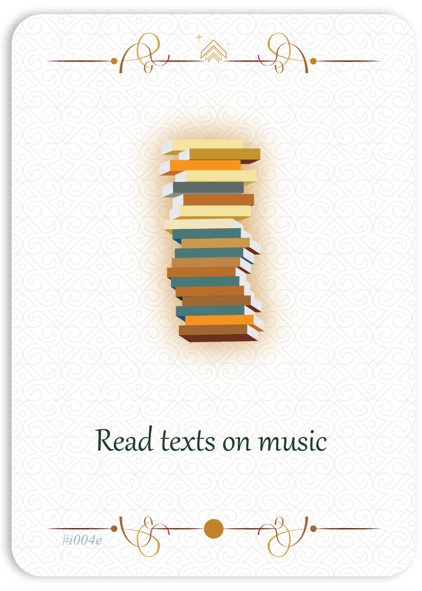 Read texts on music