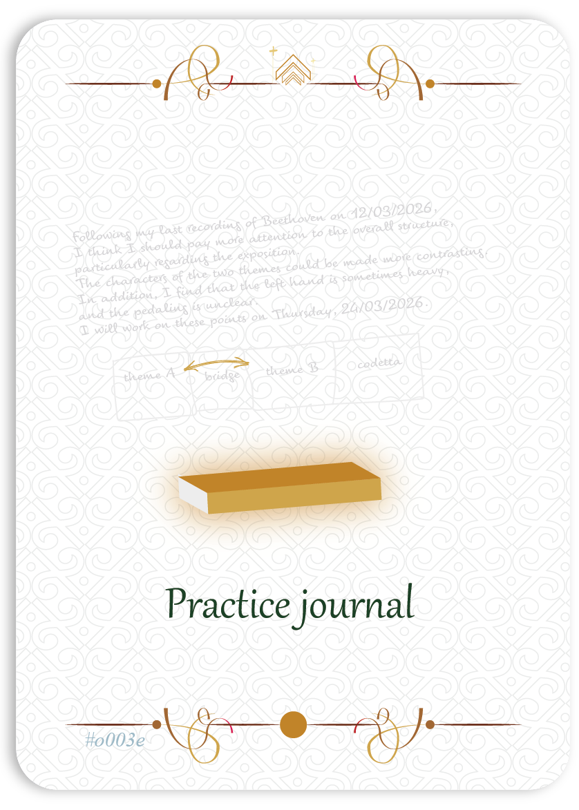 Practice journal