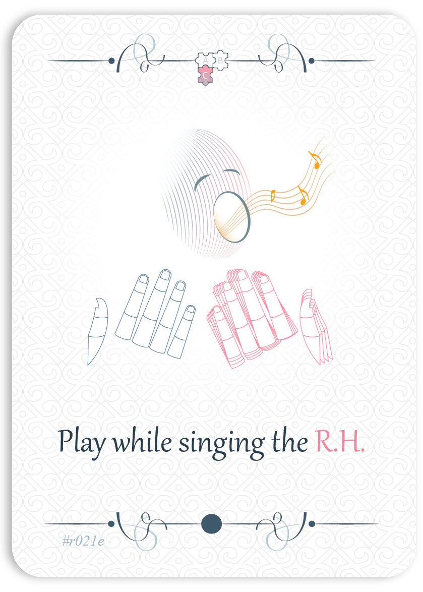 Play while Singing the Right Hand