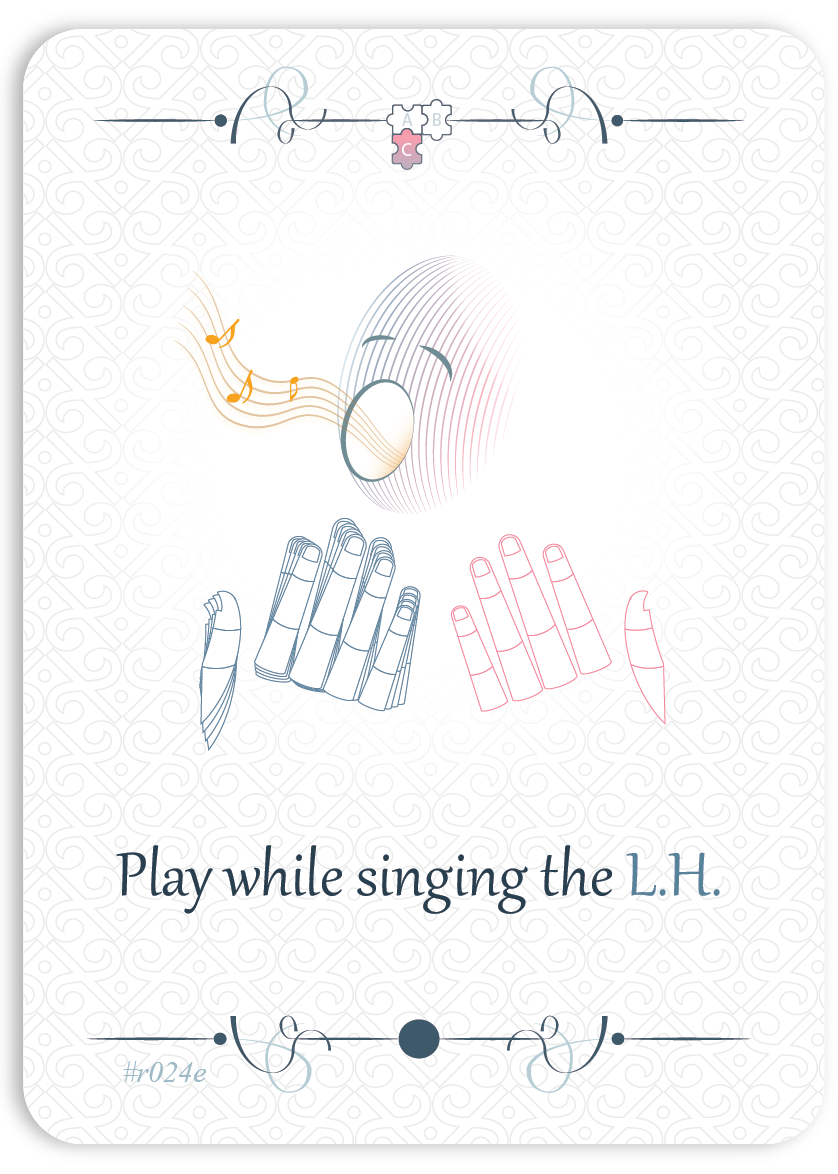 Play while Singing the Left Hand