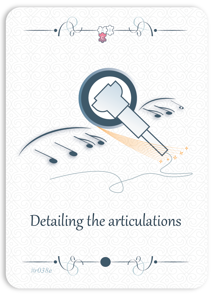 Detailing the articulations