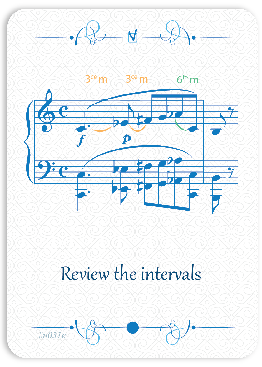 Review the intervals