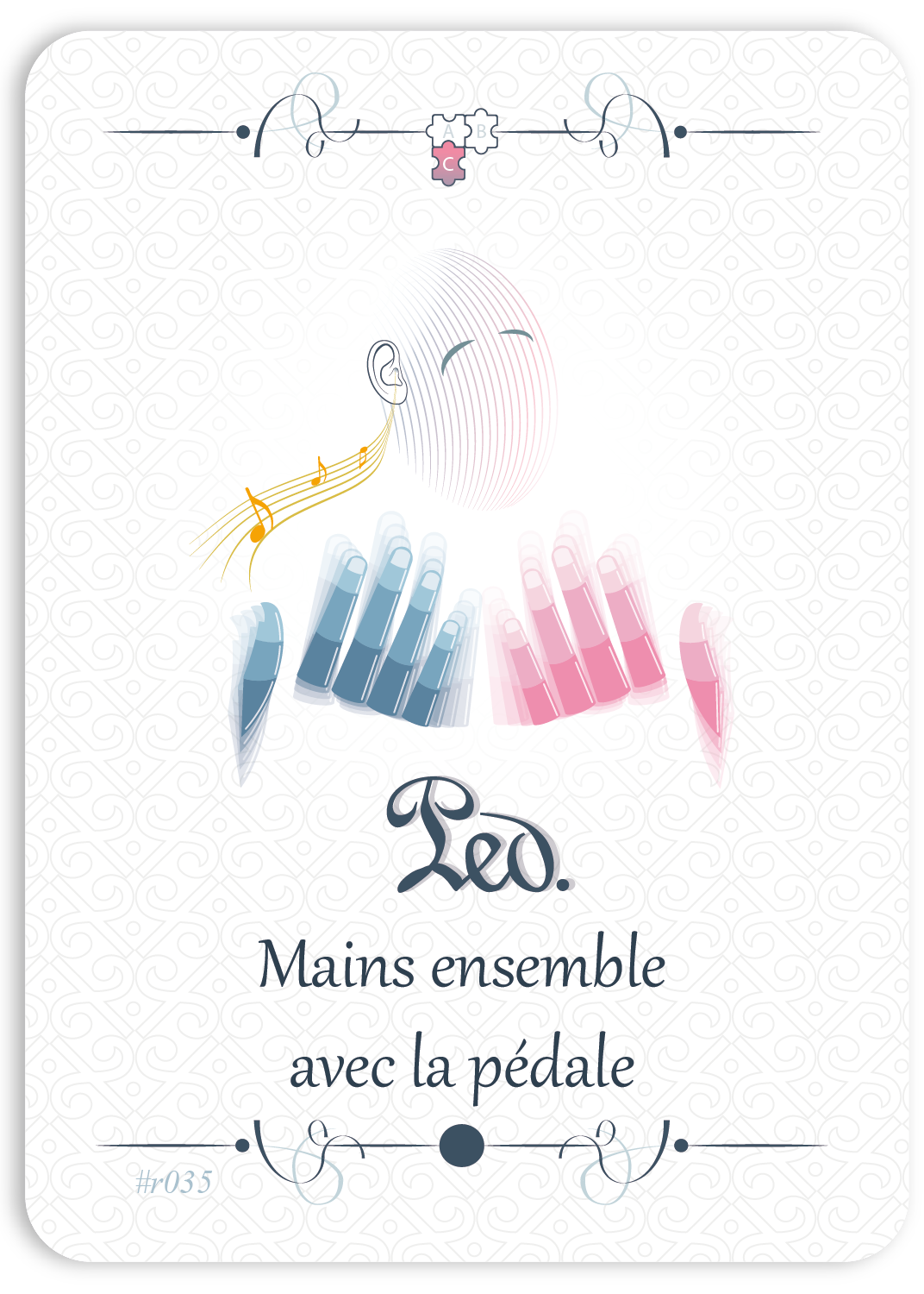 Mains ensemble avec la pédale