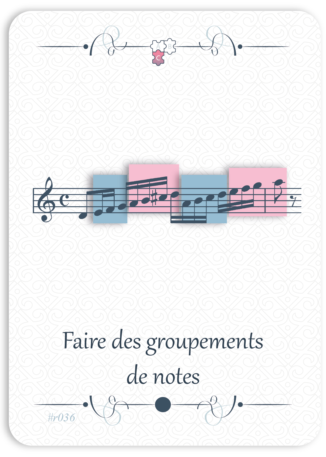 Faire des groupements de notes