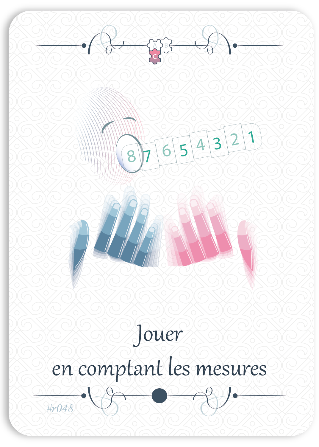 Mains ensemble en comptant les mesures