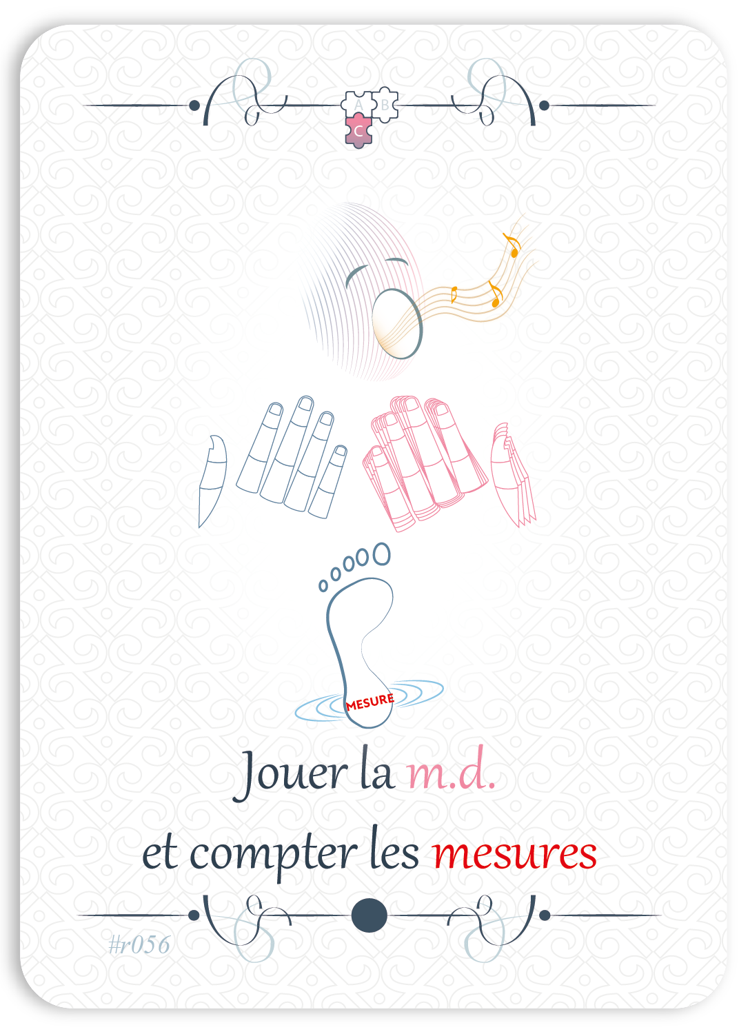 Jouer la m.d. en comptant les mesures