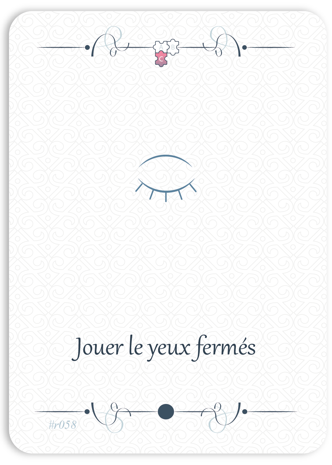 Jouer les yeux fermés