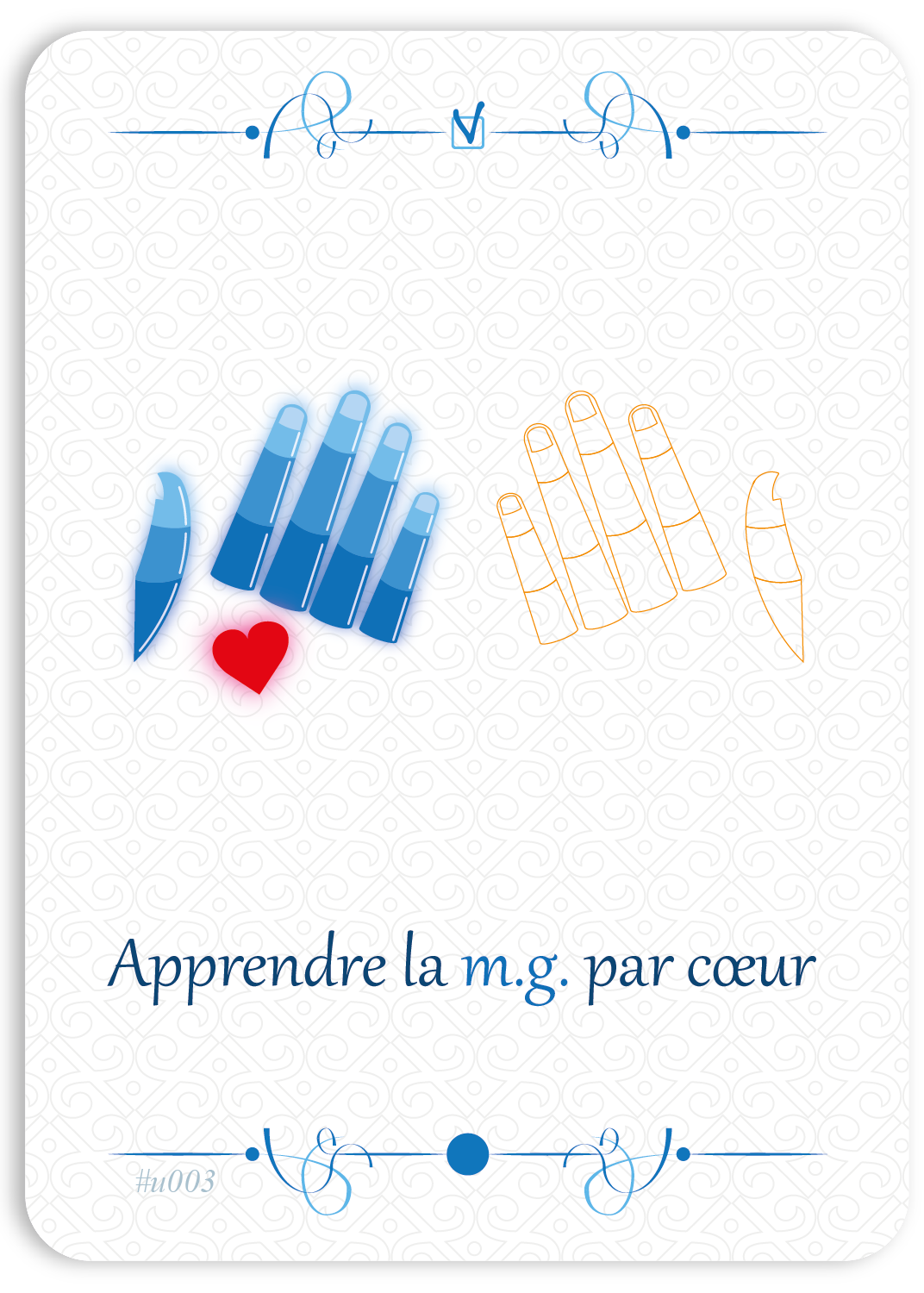 Apprendre la m.g. par cœur