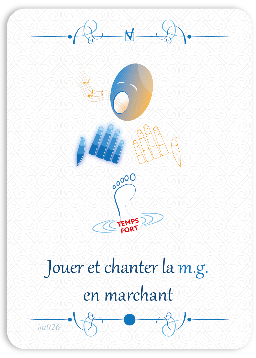 Jouer et chanter la m.g. en marchant